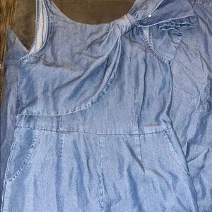 Habitual Blue Denim romper with pants